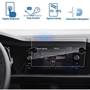 2019 Volkswagen Jetta 8-Accelerate Protecteur d’écran de navigation automobile, LFOTPP Certain Écran d’infodivertissement en verre trempé In-Lag Heart Touch Screen Protector (8-Accelerate)