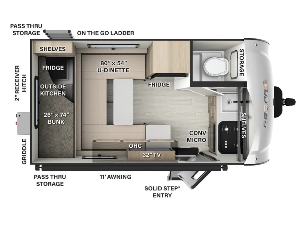 Rockwood Geopro 15RD 2024 à vendre