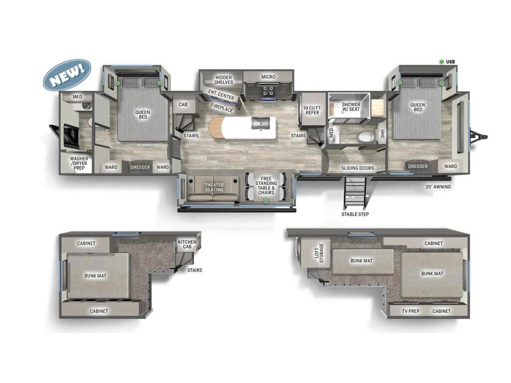 Forest River Sandpiper 40DUPLEX 2025 à vendre