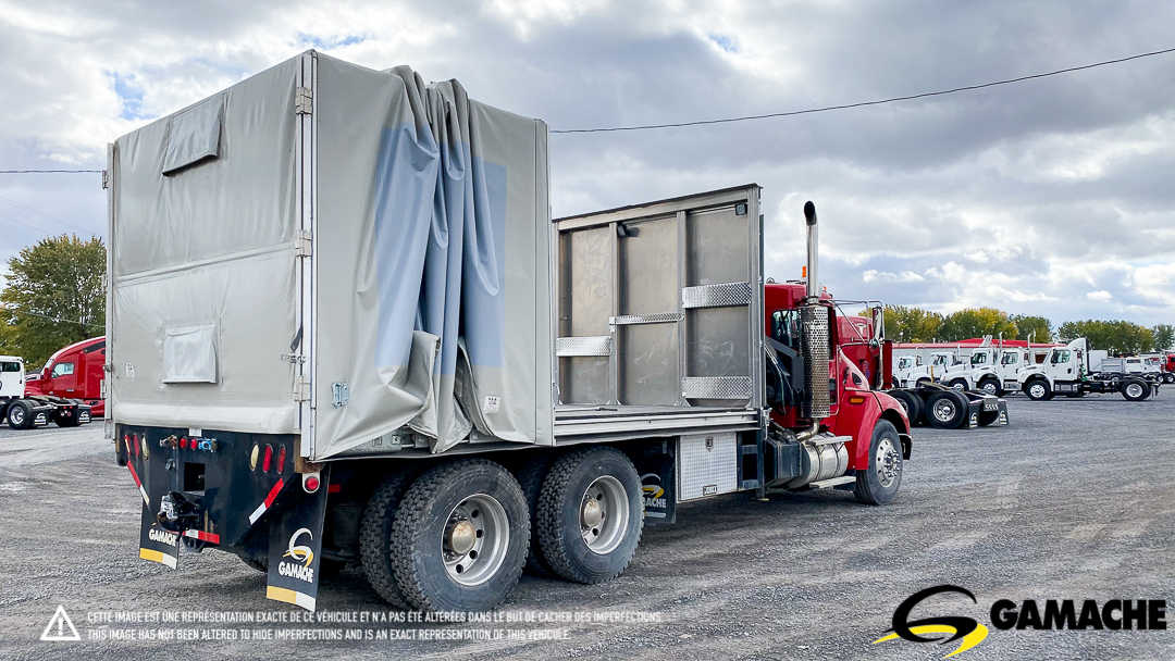 KENWORTH T300 CRANE TRUCK / BOOM TRUCK ROLLING TARP 2007 à vendre