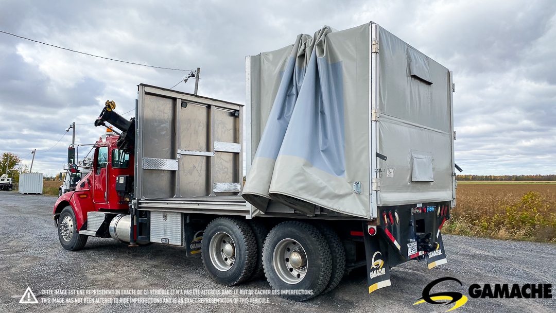 KENWORTH T300 CRANE TRUCK / BOOM TRUCK ROLLING TARP 2007 à vendre