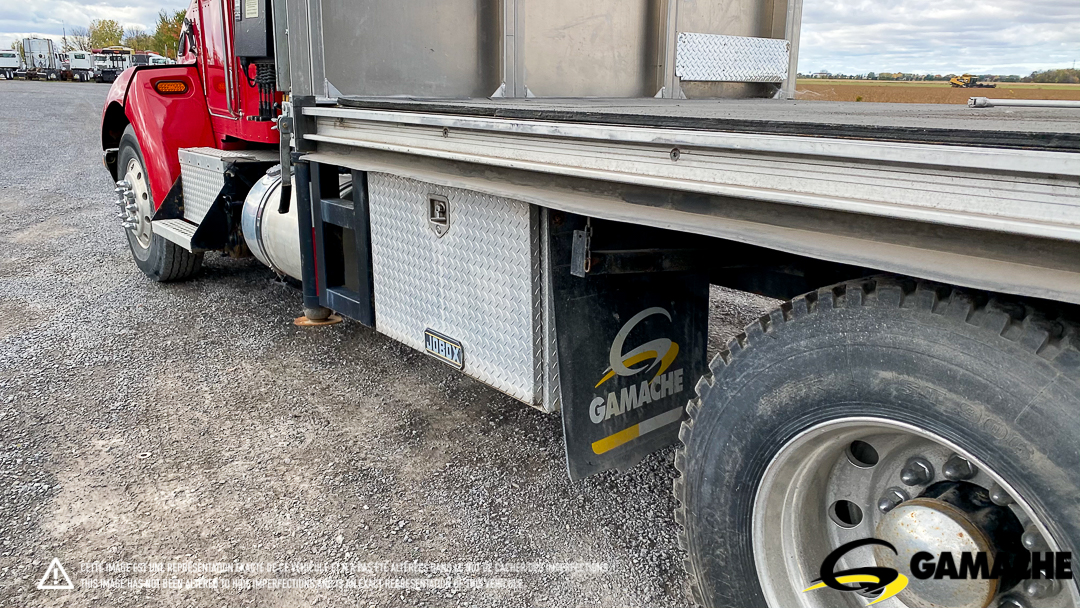 KENWORTH T300 CRANE TRUCK / BOOM TRUCK ROLLING TARP 2007 à vendre