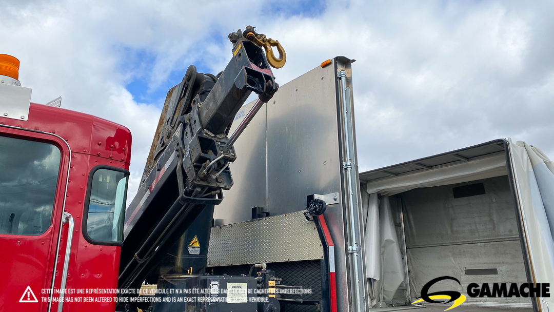 KENWORTH T300 CRANE TRUCK / BOOM TRUCK ROLLING TARP 2007 à vendre