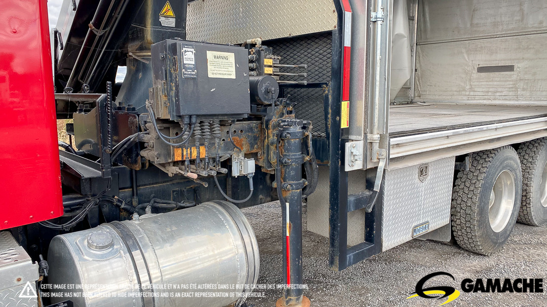 KENWORTH T300 CRANE TRUCK / BOOM TRUCK ROLLING TARP 2007 à vendre