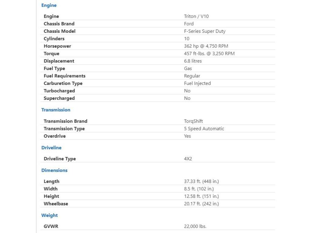 Coachmen Encounter 36KS 2014 à vendre