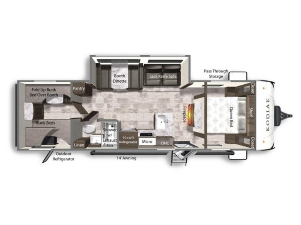 Kodiak 280BHSL BUNKBED 2025 à vendre