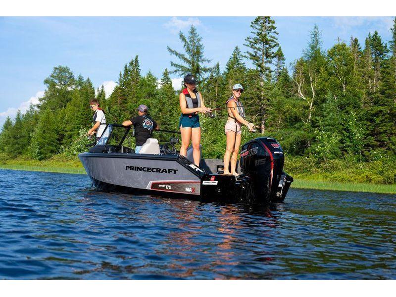 Princecraft Sport 175 Max Rouge / Mercury 115 ProXs 2025 à vendre