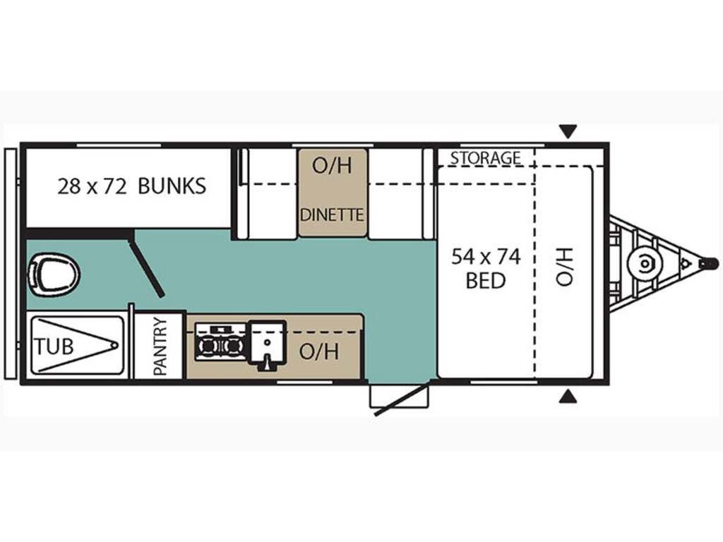 Coachmen Viking 17BH 2019 à vendre