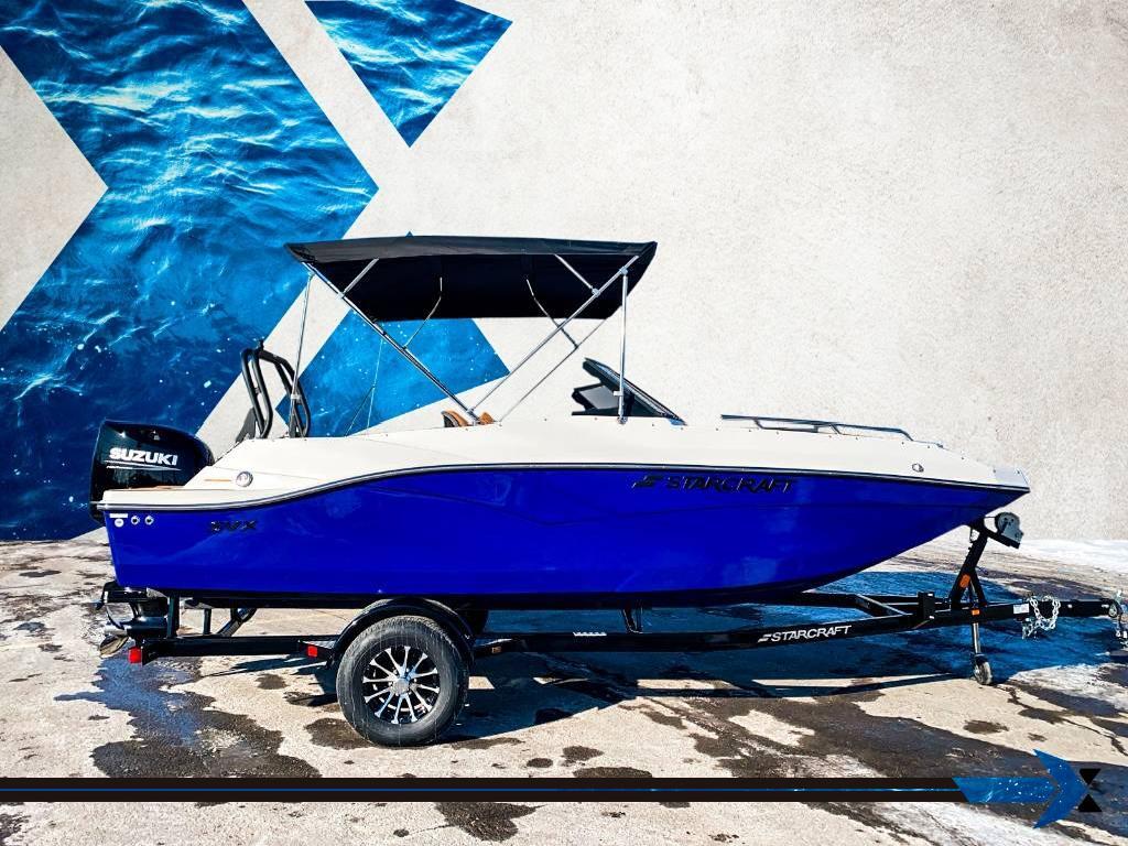 Starcraft SVX 190 OB 140HP deck boat bateau Ponté 2025