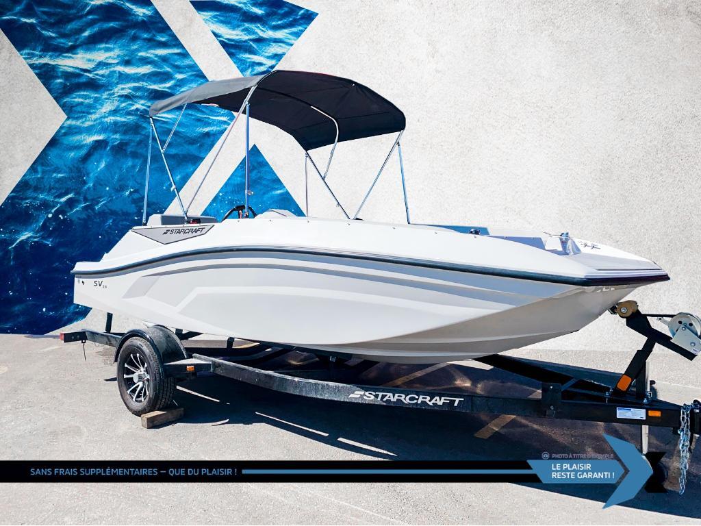 Starcraft SV 16 OB 75HP deck boat bateau Ponté 2025 à vendre