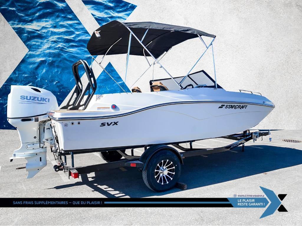 Starcraft SVX 190 OB 140HP deck boat bateau Ponté 2025 à vendre