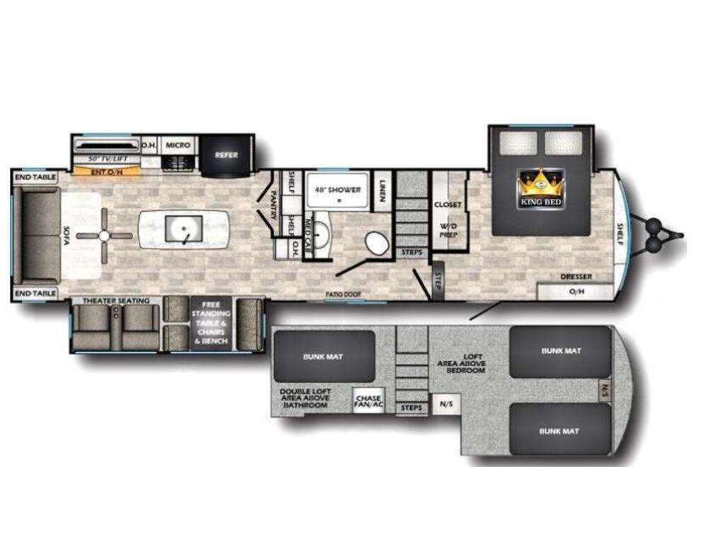 Keystone RV HAMPTON 375DBL 2025 à vendre