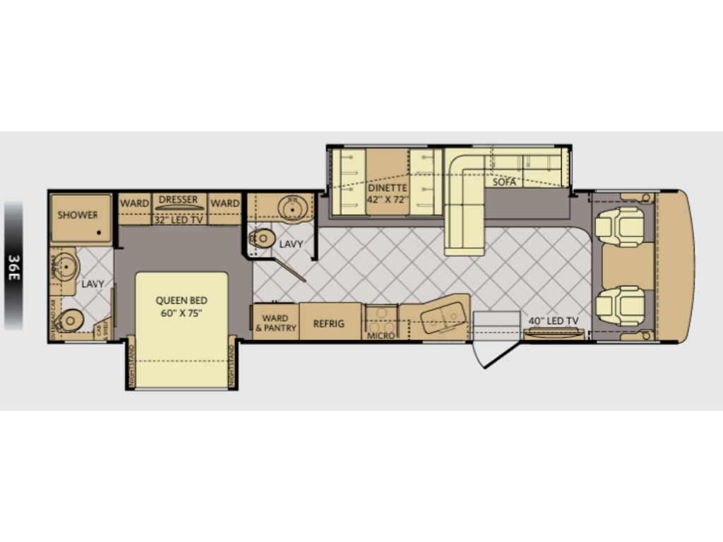 Fleetwood Bounder 36E 2016 à vendre
