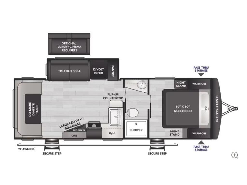 Keystone RV Passport 253RD 2026 à vendre