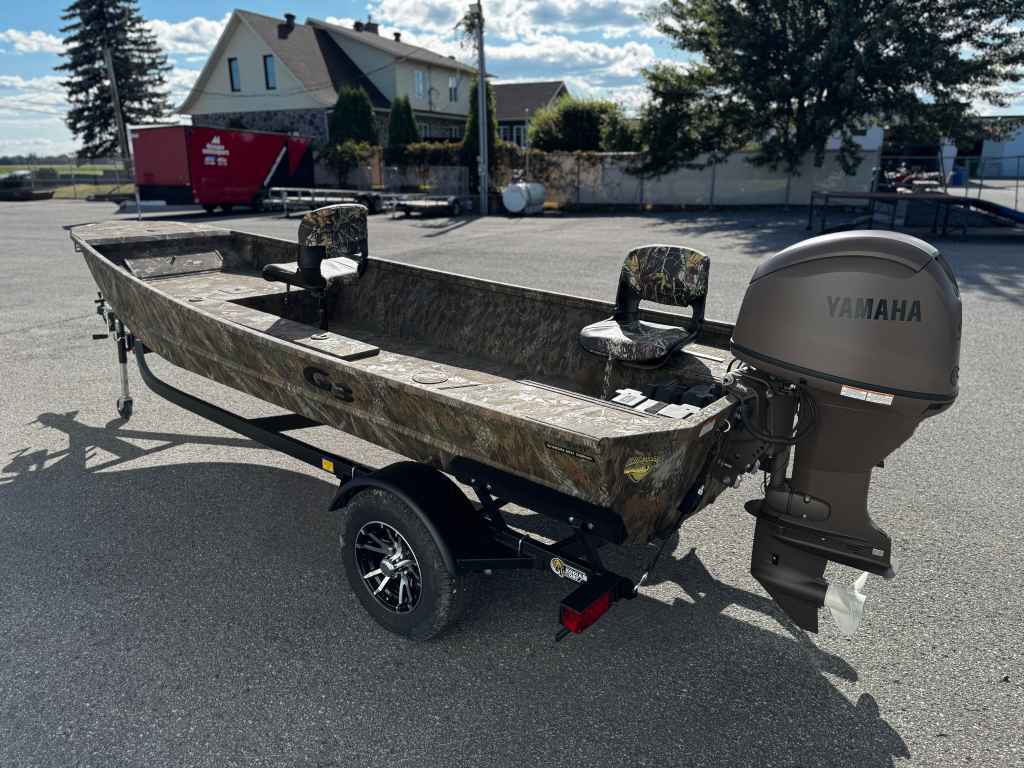 G3 Boats G3 16 DK + REMORQUE + MOTEUR YAMAHA 50HP BRUN 2025 à vendre