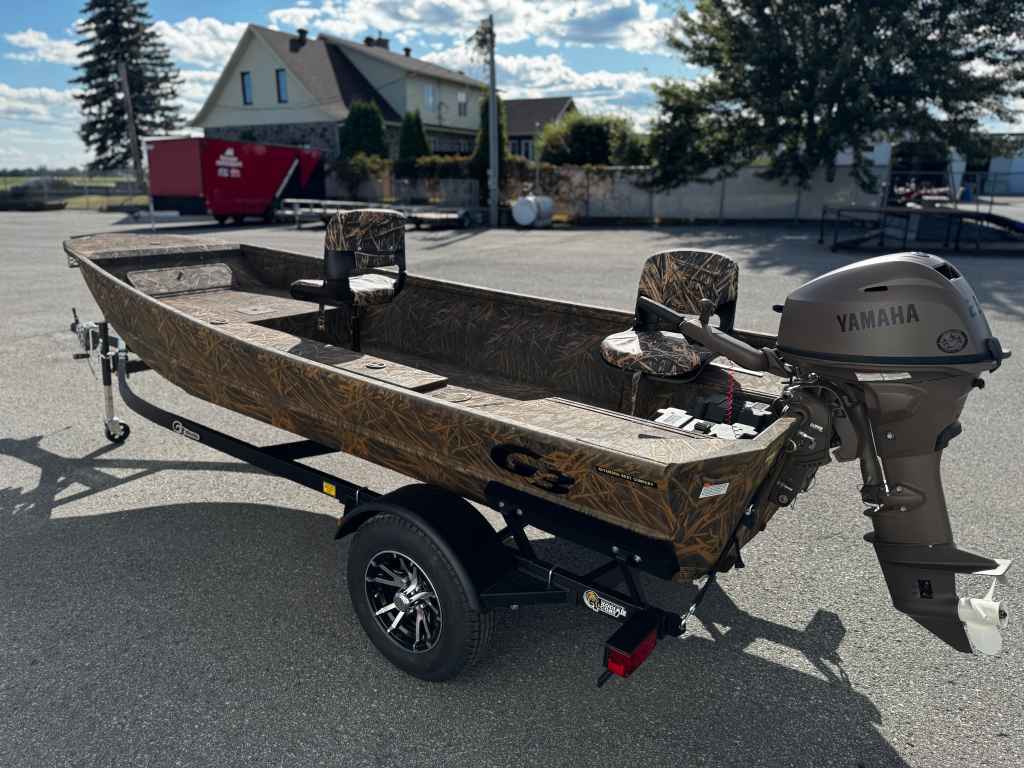 G3 Boats G3 15 DK + REMORQUE + MOTEUR YAMAHA 25HP BRUN 2025 à vendre