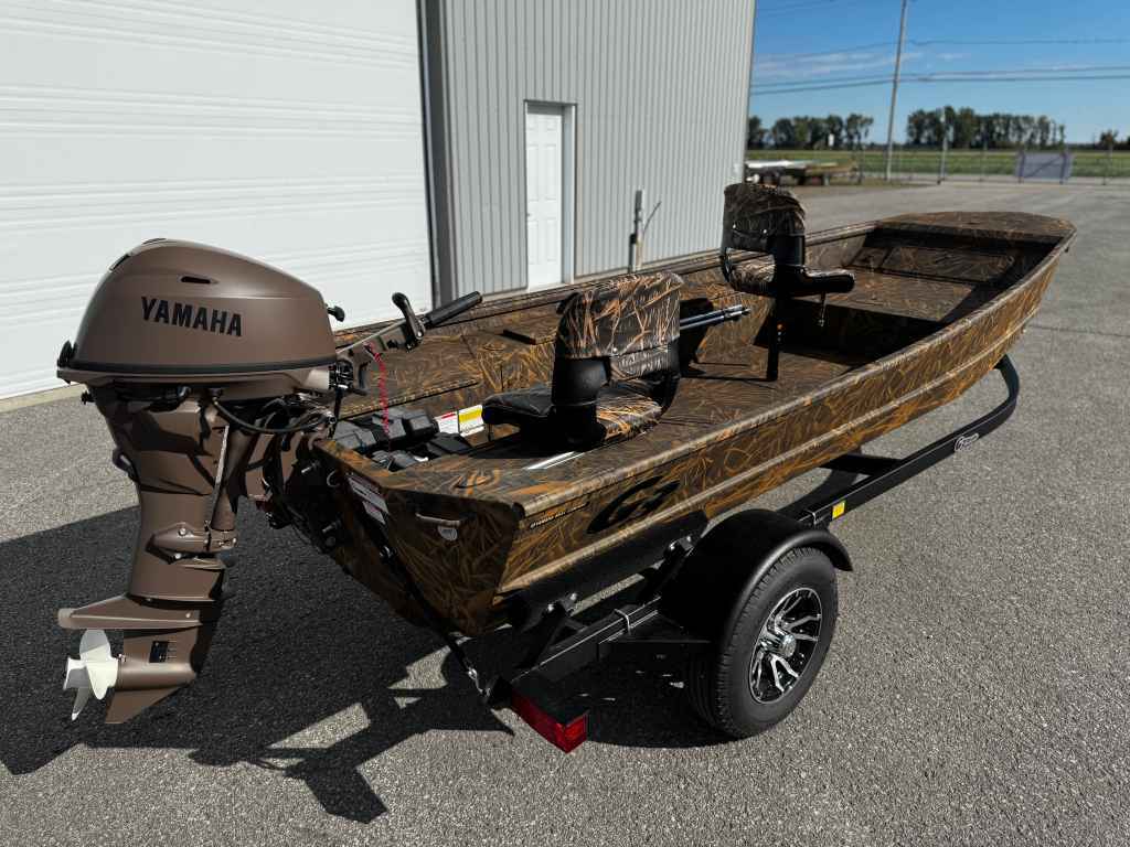 G3 Boats G3 15 DK + REMORQUE + MOTEUR YAMAHA 25HP BRUN 2025 à vendre