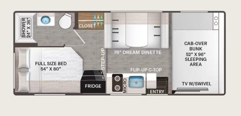 Thor Motor Coach Four Winds 21Z 2026