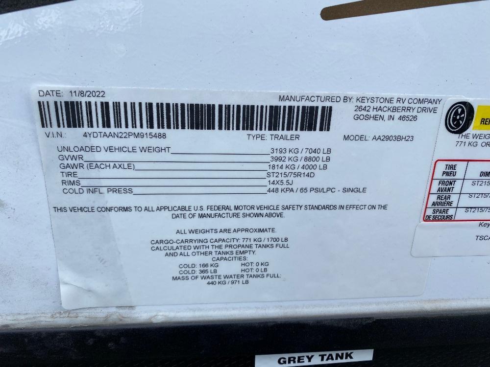 Astoria 2903BH 2023 à vendre