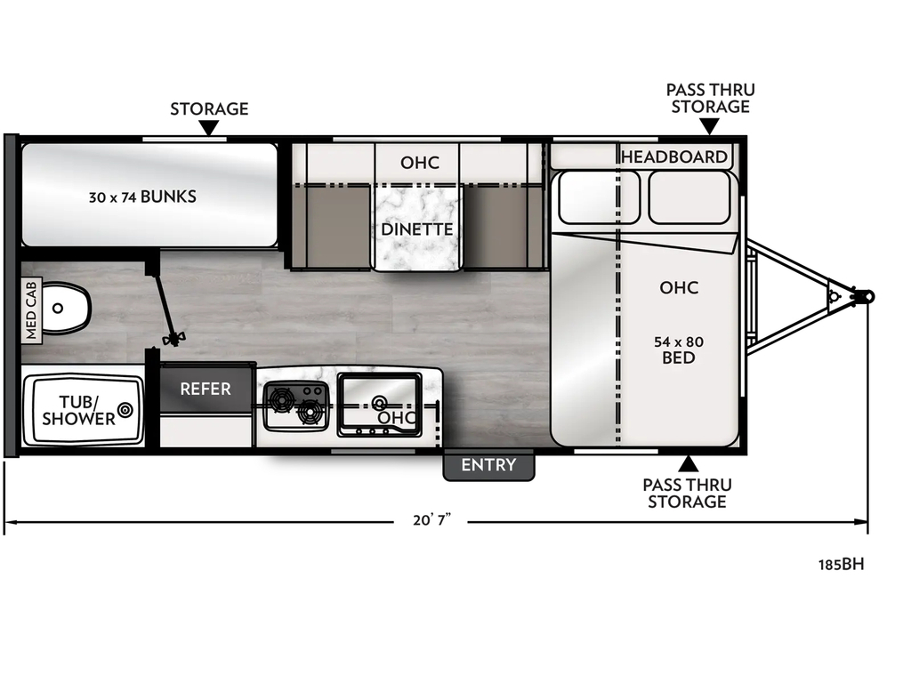 Coachmen Apex Nano 185BH 2026 à vendre
