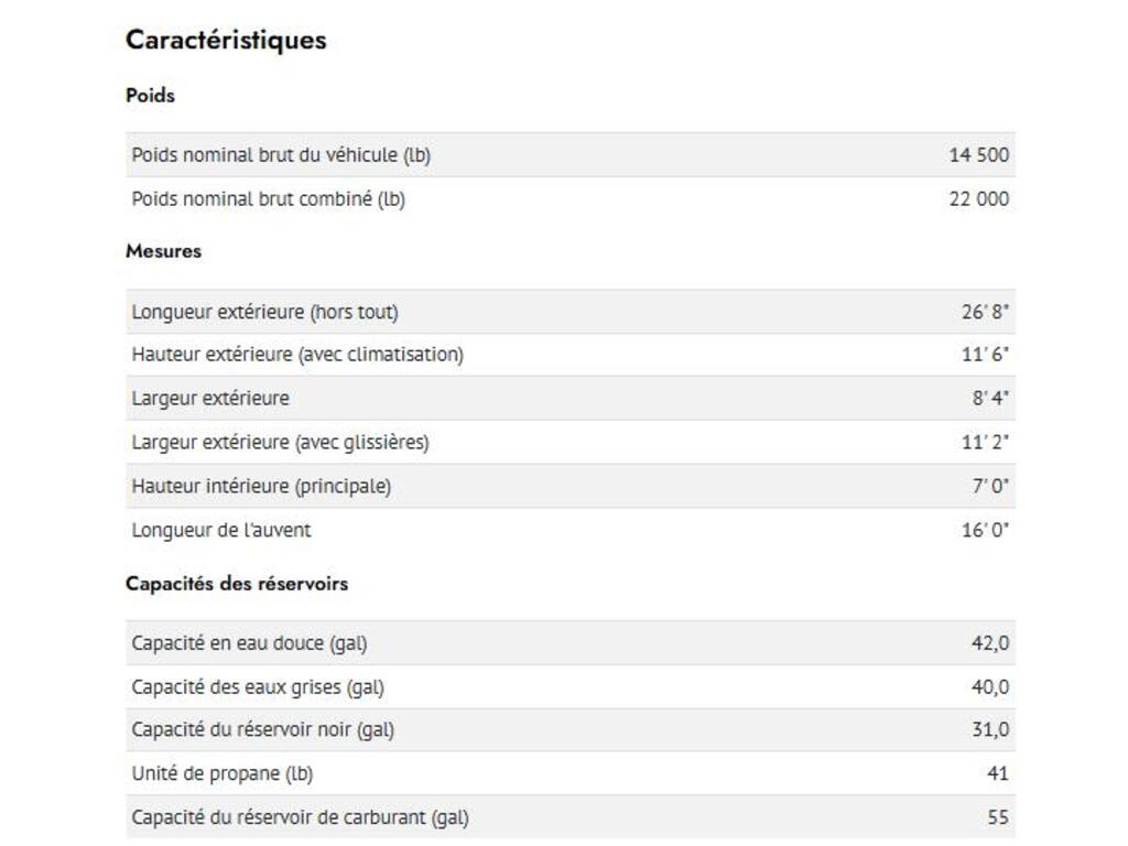 Jayco Redhawk 24B 2026 à vendre