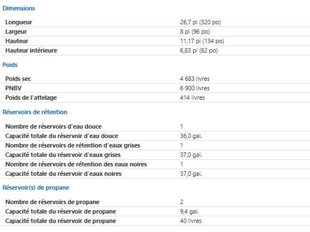 Heartland Wilderness 2250BH 2013 à vendre