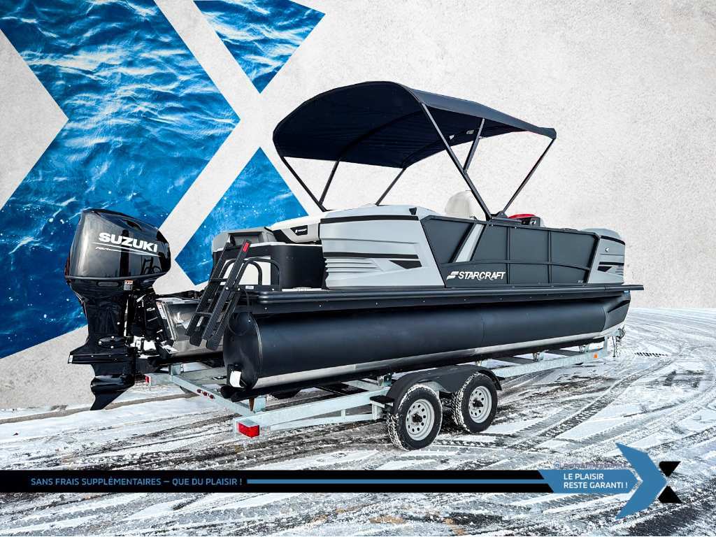 Starcraft Ponton VX 22 Q DH 115HP INCLUS 3 Quilles! 2026 à vendre