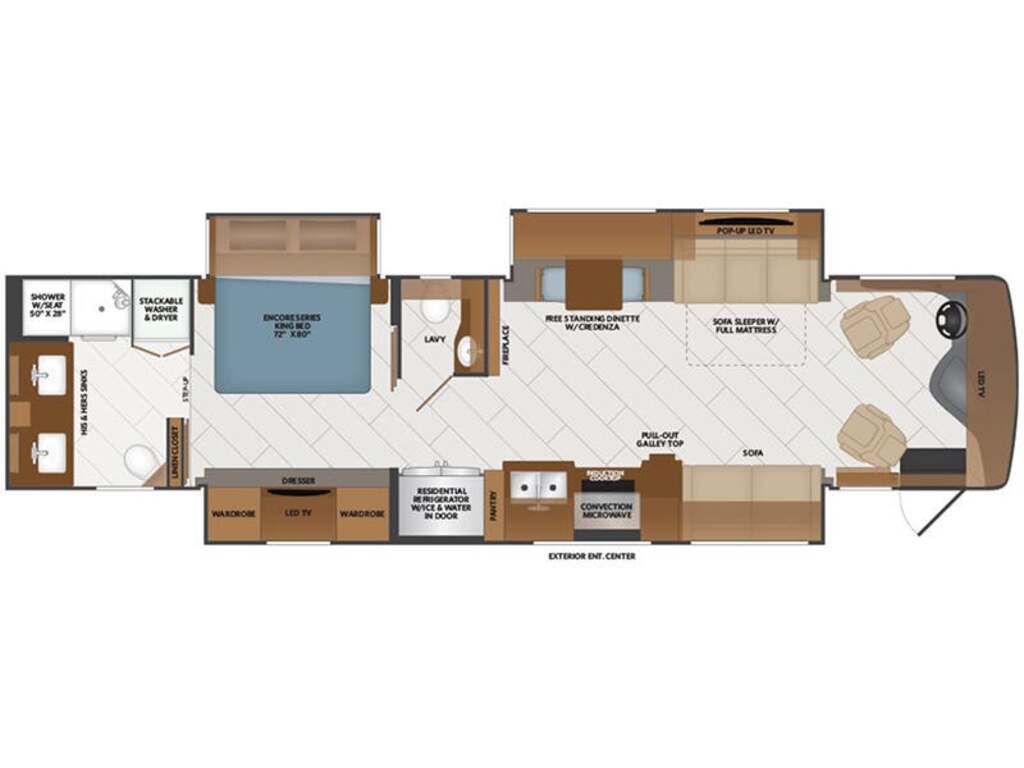 Fleetwood Discovery 38W DIESEL 2025 à vendre