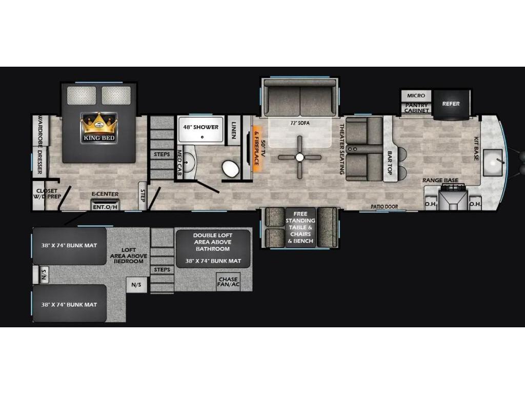Keystone RV HAMPTON 388FKL 2026