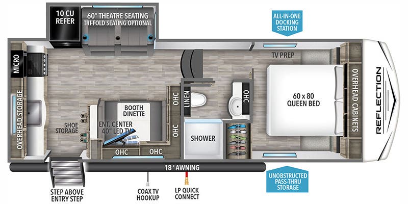 Grand Design Reflection 22RK 2024