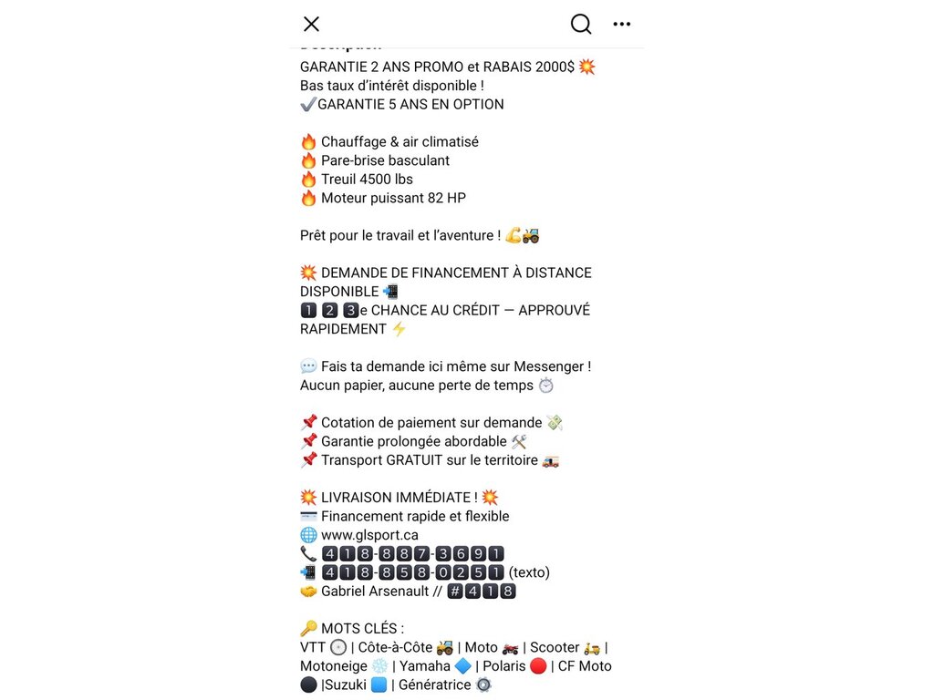 Polaris Ranger XP 1000 EPS NorthStar Edition 2026 à vendre