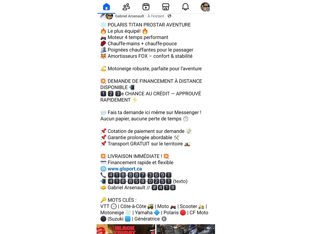 Polaris TITAN ADVENTURE 2026 à vendre