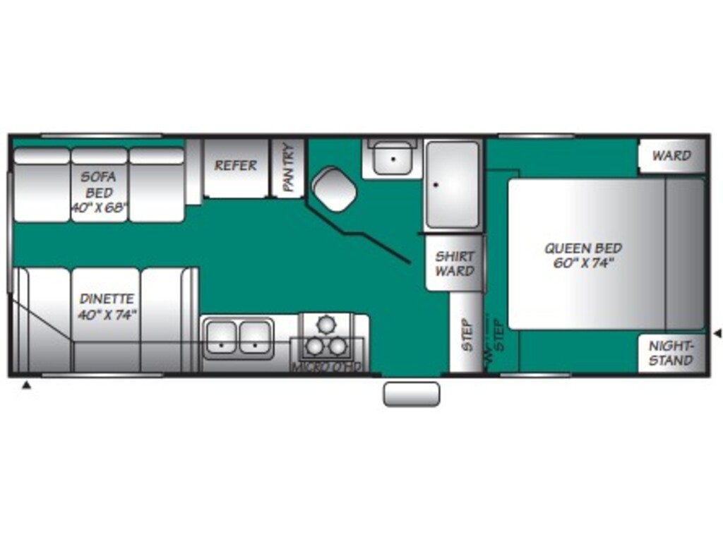 Fleetwood Mallard 23SRL 2007 à vendre