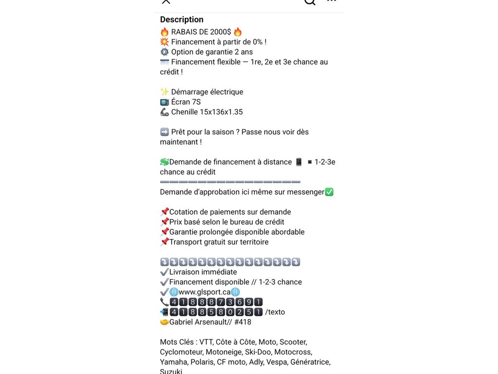Polaris 9R INDY XCR 136 2025 à vendre