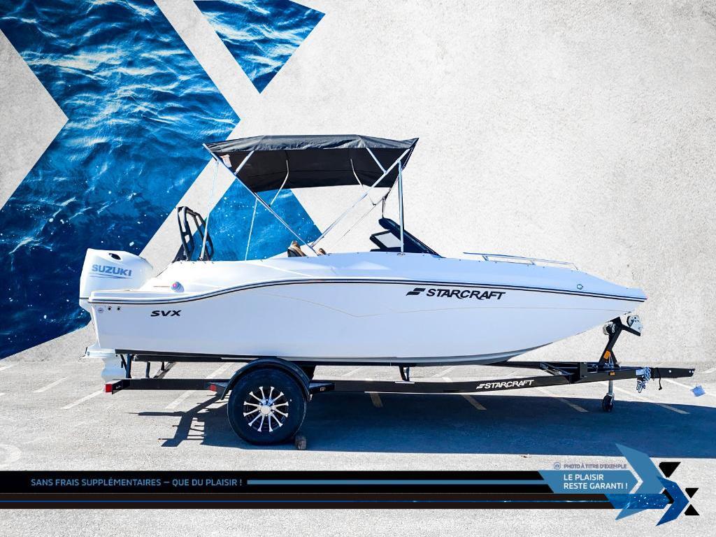 Starcraft SVX 190 OB 140HP deck boat bateau Ponté 2025