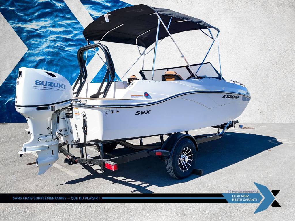 Starcraft SVX 190 OB 140HP deck boat bateau Ponté 2026 à vendre