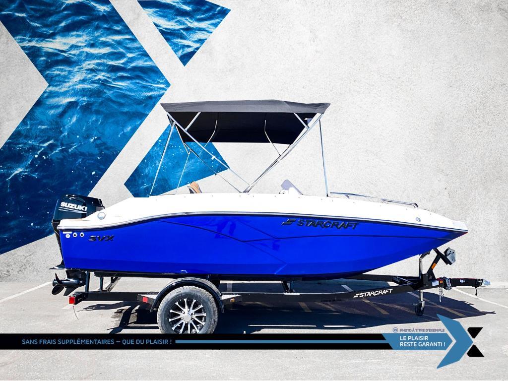 Starcraft SVX 171 OB 90HP deck boat bateau Ponté 2025
