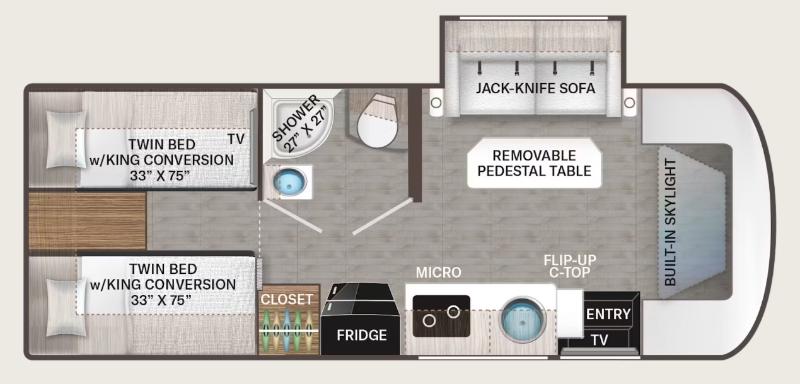 Thor Motor Coach Compass 24KB 2026 à vendre