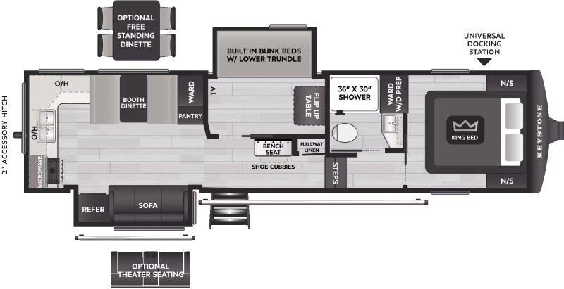 Keystone RV Cougar Half-Ton 29MBD 29MBD 2026